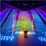 Indoor Outdoor Programmable 6 Head Laser Projector 18W Stage Animation Laser Bar Lighting Equipment