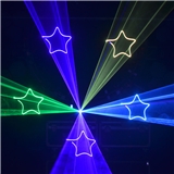 Indoor Stage Club Party Series Event RGB 3W 2W Laser Light Animation Beam Light