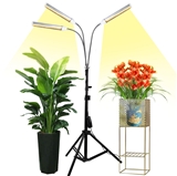 full spectrum Tripod 3-Head Grow Light for indoor plants