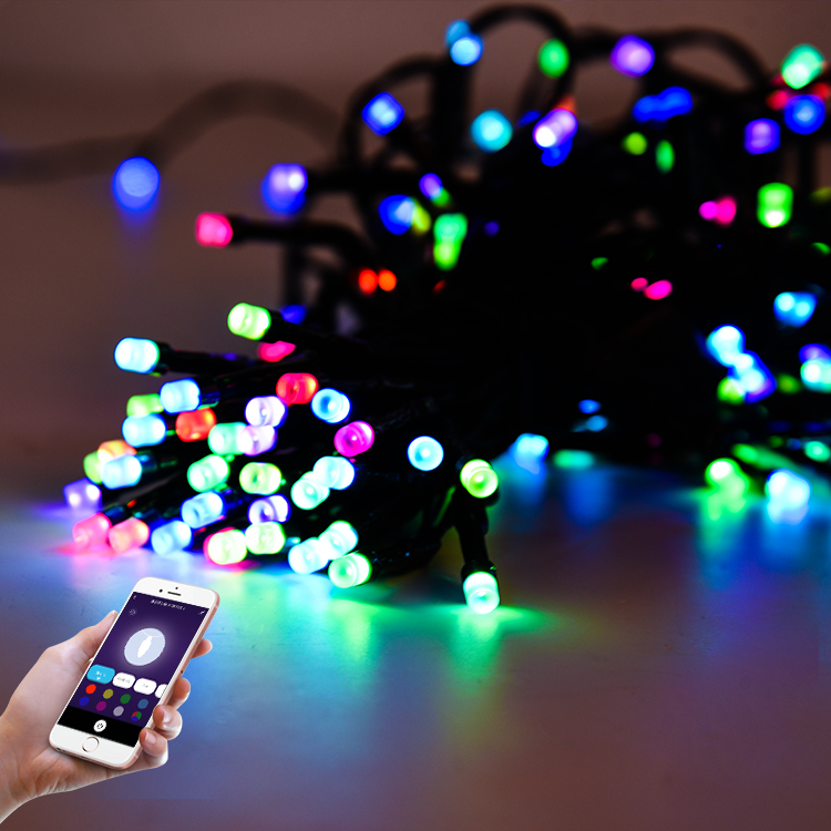 Lamp string Smart RGB Color Changing Tree Decoration Lamp Christmas Lights LED String