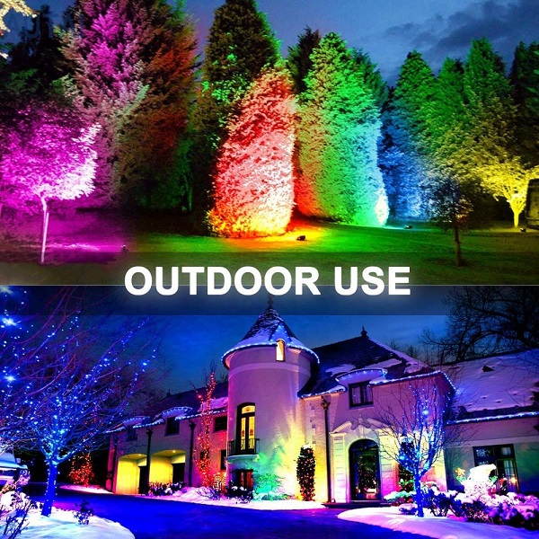 App wifi control outdoor garden light 60W flood light with mesh control