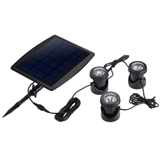 Waterproof Security lamps LED Solar pond underwater tank Spot lights Outdoor Gardens Solar powered P
