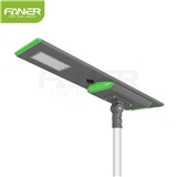 Faner solar led street light with monocrystalline solar panel and battery 30 40 60 80 watt ip65