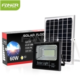 Faner ip66 outdoor Die Cast Aluminum 25W 40W 60W 100W 200W led solar flood light with sensor