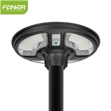 Faner new design 150w 250w solar garden lights led IP66 lighting with Monocrystalline silicon panel