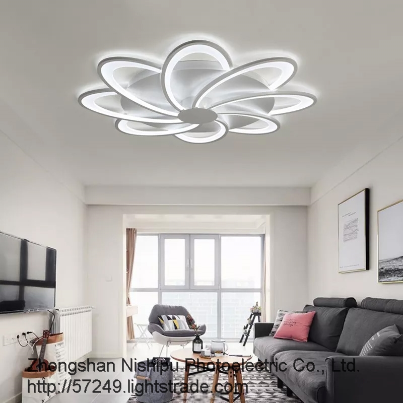 circle rings acrylic led lighting ceiling lamp chandelier lighting modern ceiling lamp