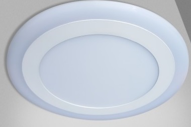 Recessed Round Double-lights Panel Light