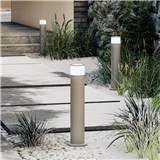 Garden Park Lawn Pathway Pillar Lights Round Belt Bollard Lamp Outdoor Courtyard Lighting