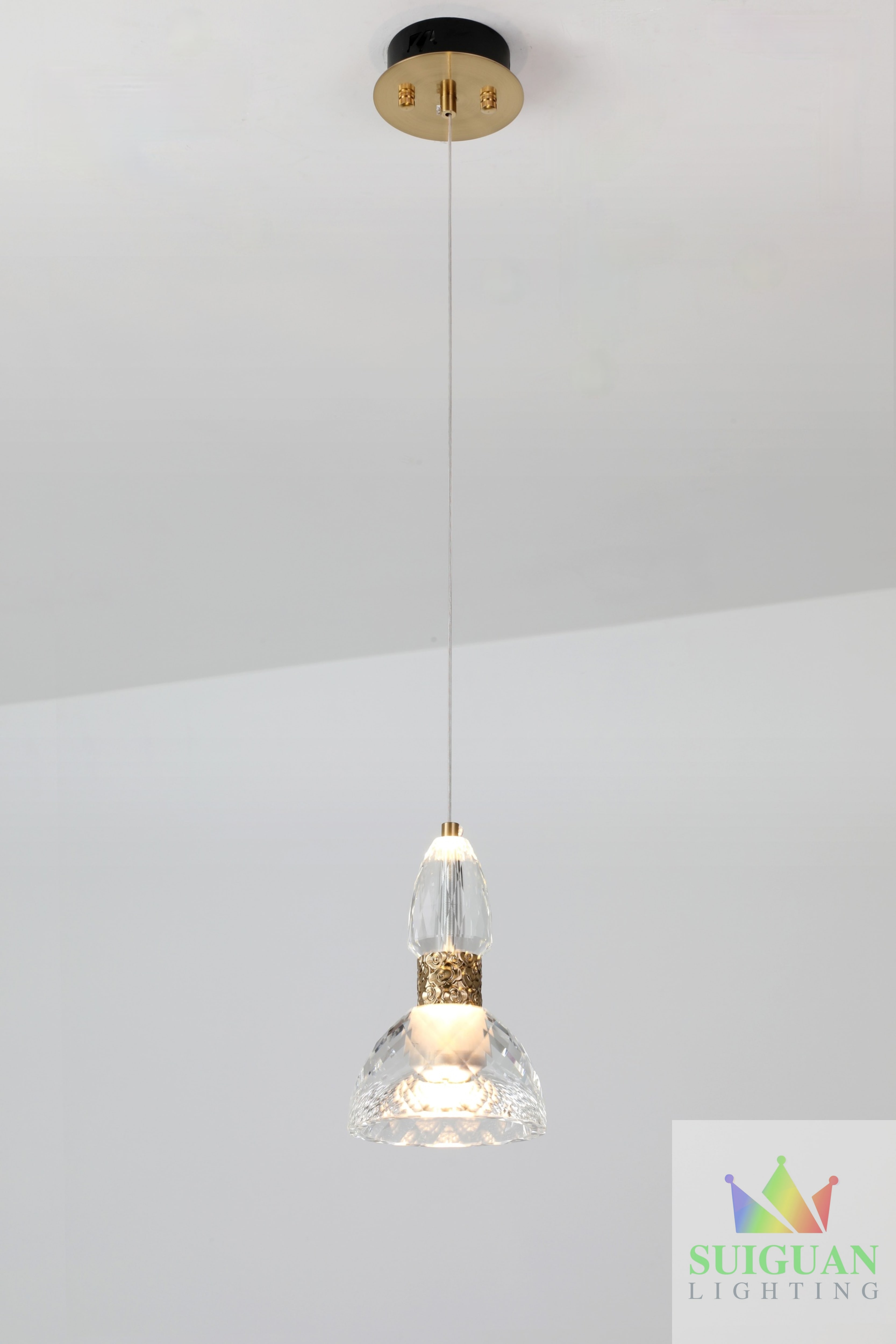 Dining Decorative Pendant Lamp K9 Crystal