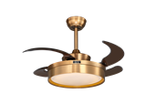 2021 new designer hot sale 110 220V 36 42 56 inch decorative modern remote control led ceiling fan w