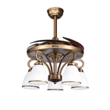 Wholesale Price Designer Modern Bladeless Chandelier Cooling Ceiling Fan with Lighting