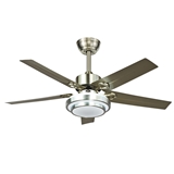 indoor energy saving decoration remote control reversible iron material led ceiling fan with light