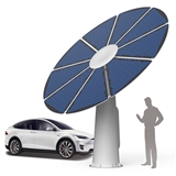 2500W solar charging pole for EV charge