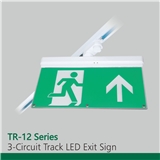TR-12 3-circuit Track Emergency Exit Sign
