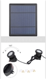 Cross-border solar lawn light outdoor LED garden pool gradient spotlight garden landscape light colo