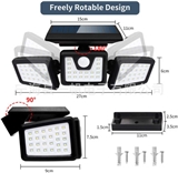 Solar sensor light solar wall light courtyard outdoor sensor light new product from manufacturer