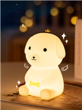 Cute Night Light for Kids Silicone Puppy LED Night light Nursery Lamp Baby Children Gift