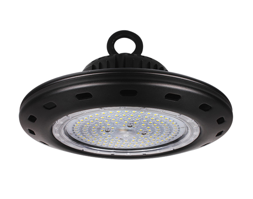 UFO Highbay Key Features Philips SMD3030 + Menwell Driver High Light Efficiency: 130LM W Beam Angl