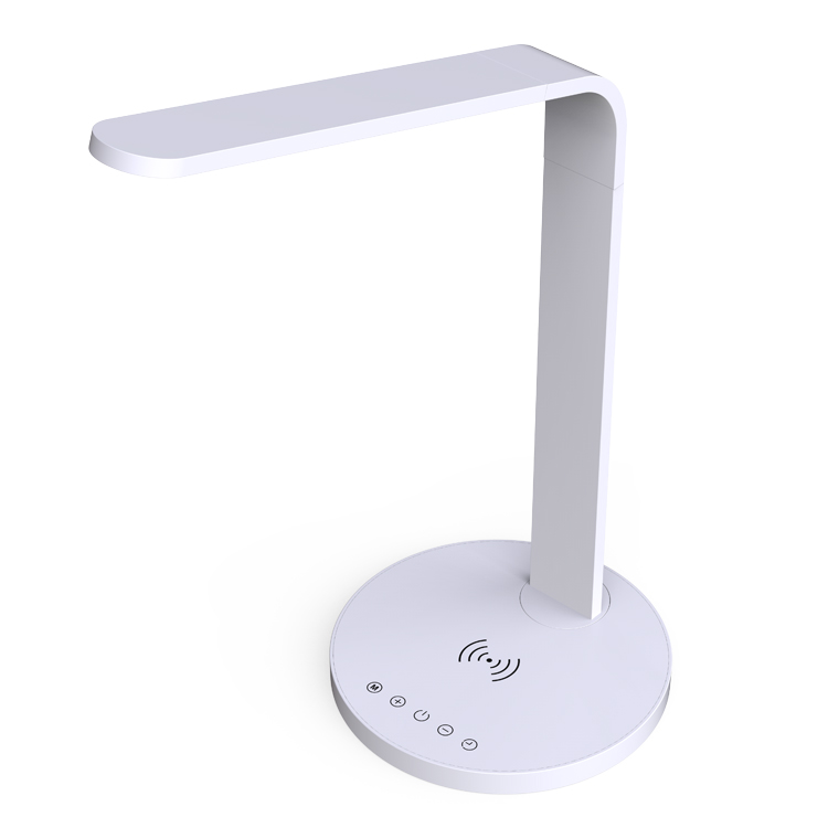 Newest design factory supply led reading lamp with wireless charging bendable led table lamp