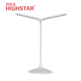 Hot selling dimmable double head led table reading lamp adjustable led table lamp with sensor touch