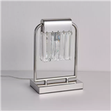 Guaranteed Quality Hotel Home Decor 1head Chrome Color Modern Bedside Crystal Table Lamp