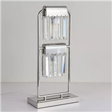 Modern Luxury 2 Heads Fashion Crystal Bar Table Lamp For Hotel Home Decoration