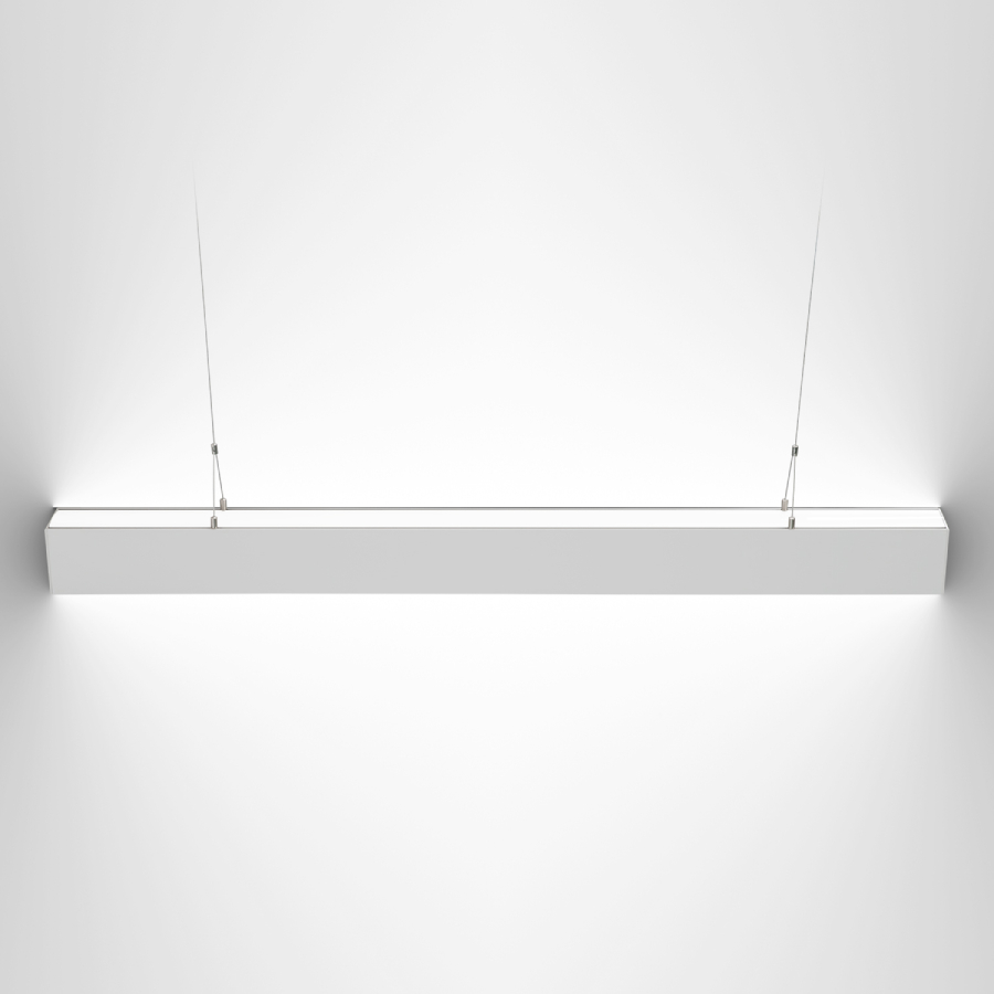up and down lit 1.2m 60W linkable led linear light 75x95 pendant commercial linear light