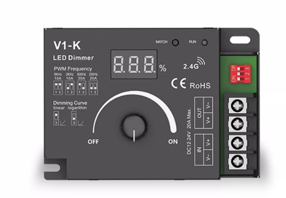1CH*20A 12-24VDC CV Dimming Controller V1-K