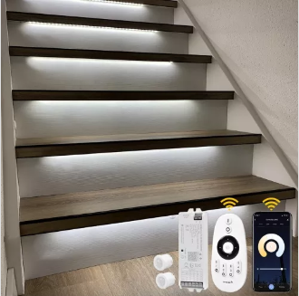 16 steps 1.3M LED Strip Stair Lighting with motion sensor