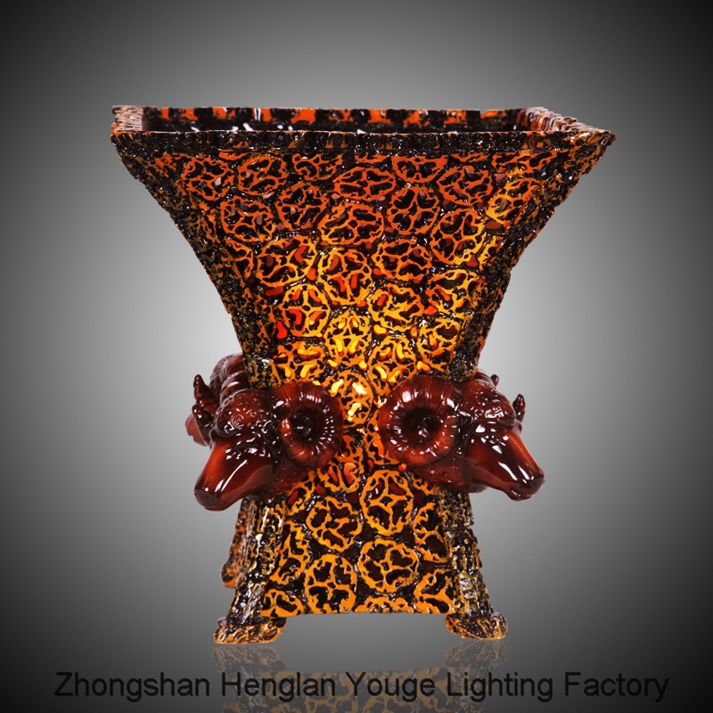Himalayan modern crystal salt lamp Siyang fangzun Bedroom Table Lamp