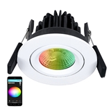 Wifi Intelligent Spotlight Smart dimmable downlight 3cct LED Downlight RGB Wifi Smart