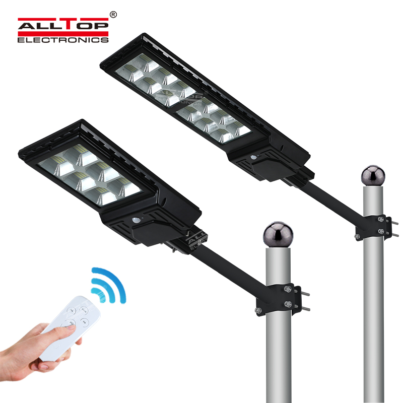 ALLTOP High Lumens Outdoor Waterproof IP65 ABS 300W 600W Integrated All In One Solar Led Street Ligh
