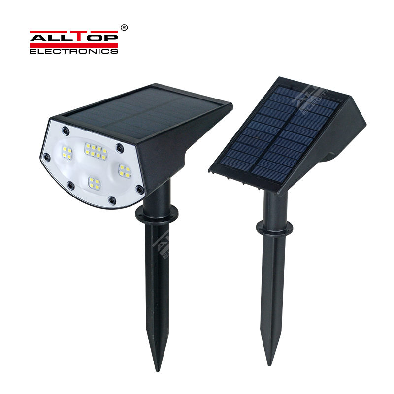 ALLTOP China Wholesale ABS 5w Waterproof IP65 Outdoor Courtyard Roadside LED Solar Garden Light