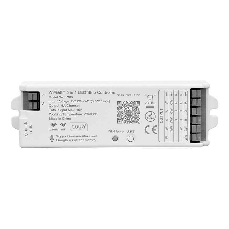 Tuya 5-in-1 WiFi&BT LED Controller