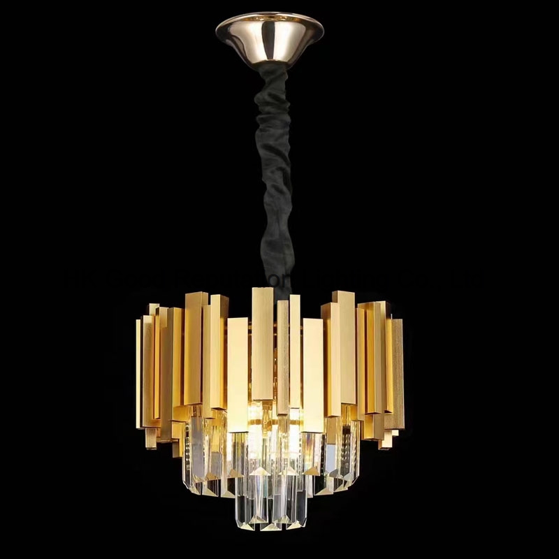 Indoor hanging lamp crystal K9 pendant light modern chandelier lighting