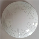 frosted round glass ceiling light decorative for bedroom
