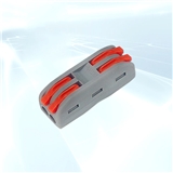 PCT-2 series quick push in wire connector 2 in 2 out