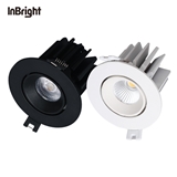 IP65 led spot light for bathroom adjustable 10w 12w 15w recessed ceiling downlight dimmable