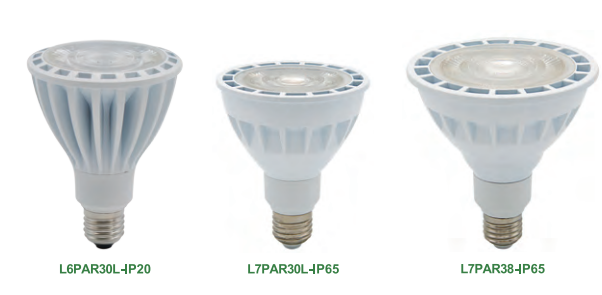 Replacement for halogens and CDM lamps for special display lighting PAR30 PAR38 Series-IP20 IP65