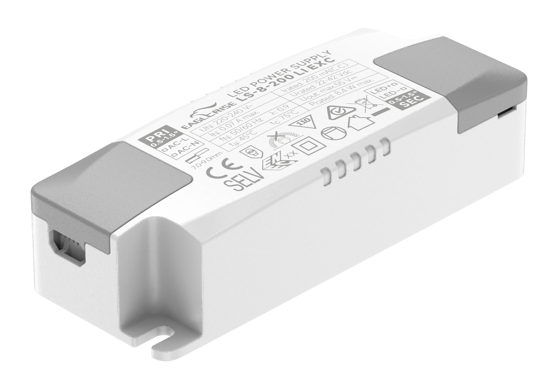 High Power Factor Constant Current LED Driver 8W 12W 20W
