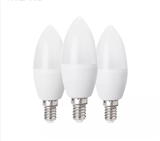 Wholesale price E14 E27 5W 7W C37 short candle bulb led lighting