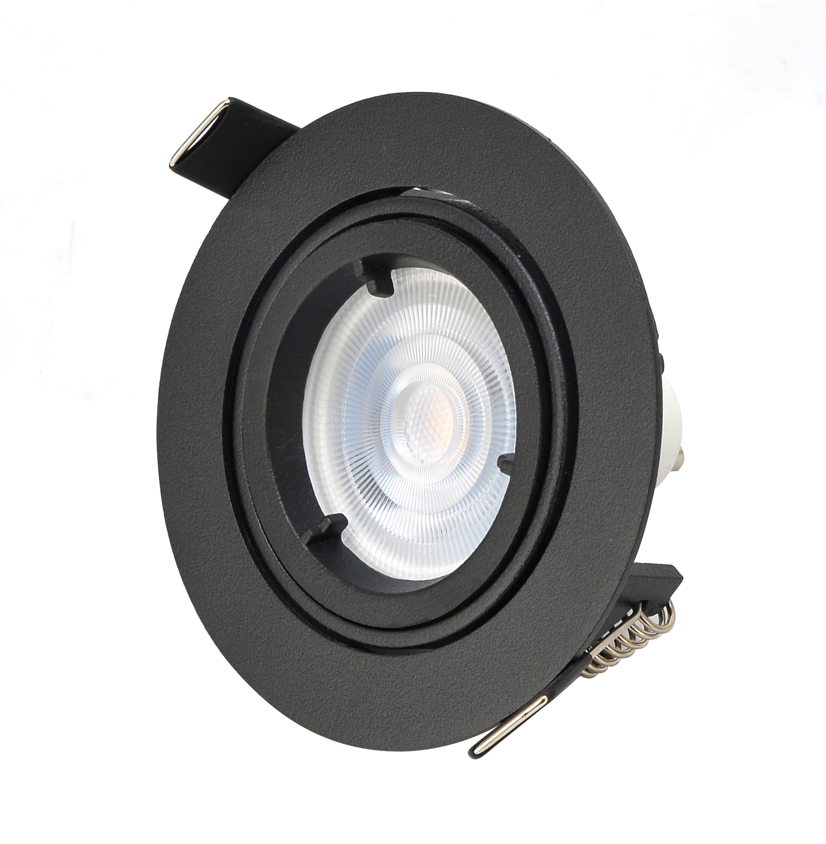 MR16 Frame Adjustable ceiling light Mr16 Recessed spotlight Round Aluminum OEM Customized