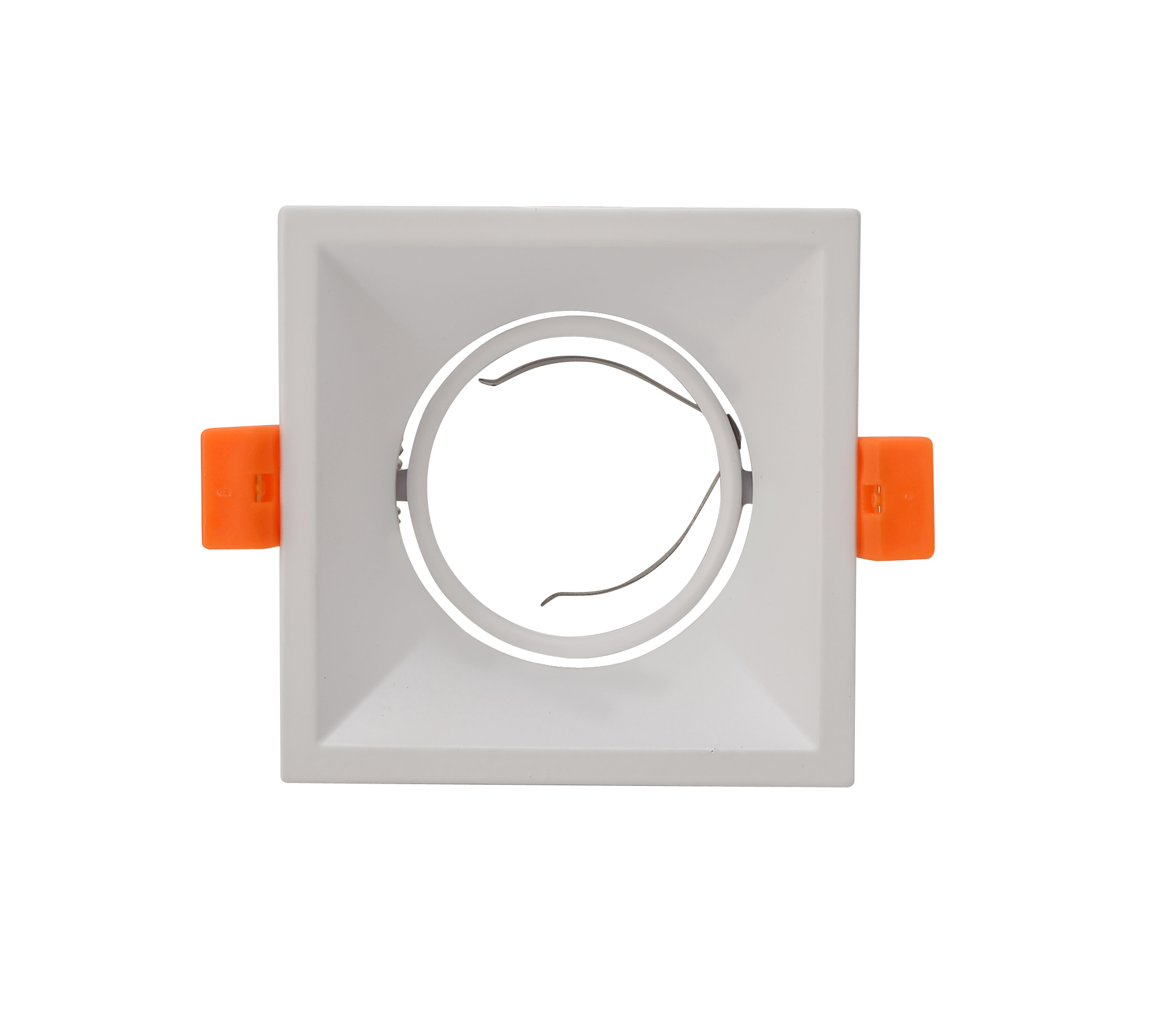 Aluminum recessed square gu10 led downlight frame mr16 light fixture for home hotel gallery