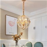 Modern lighting fixture hanging lamp home use luxury chandelier decorative gold led pendant light