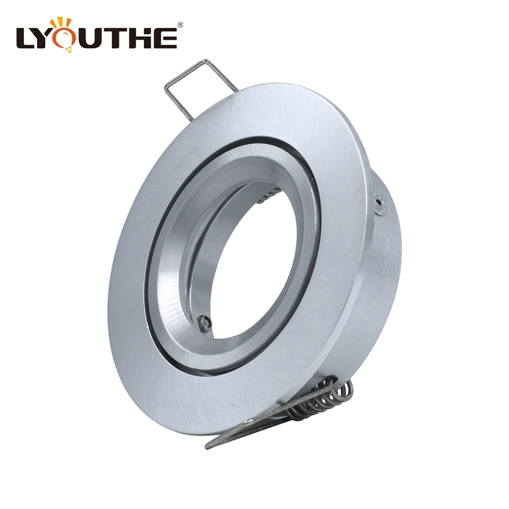 modern round adjustable angle die casing led aluminum recessed downlights
