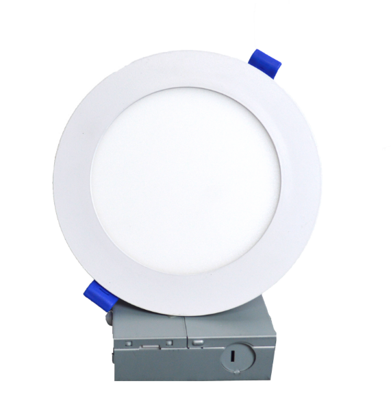 Top Selling Etl 6 Inch 12w 5cct No Flicker Dimmable Recessed Round Ultra Slim Led Panel Lights