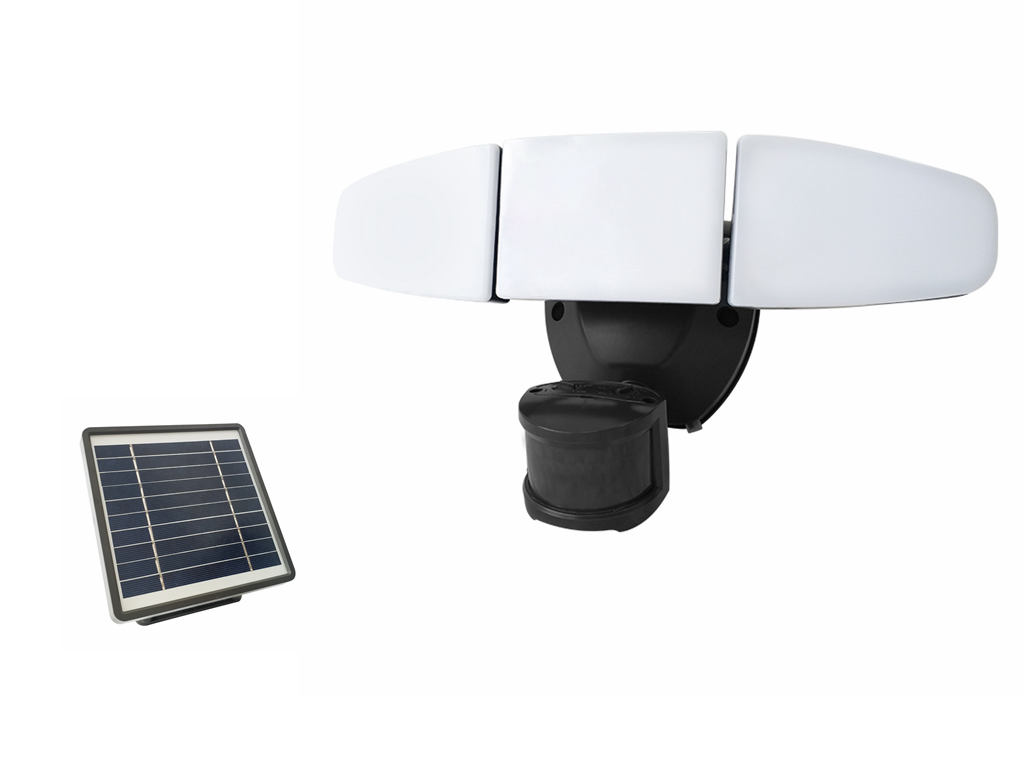 Kili 3 Heads IP65 Waterproof Outside Solar Wall Light Motion sensor Series LED Security Light