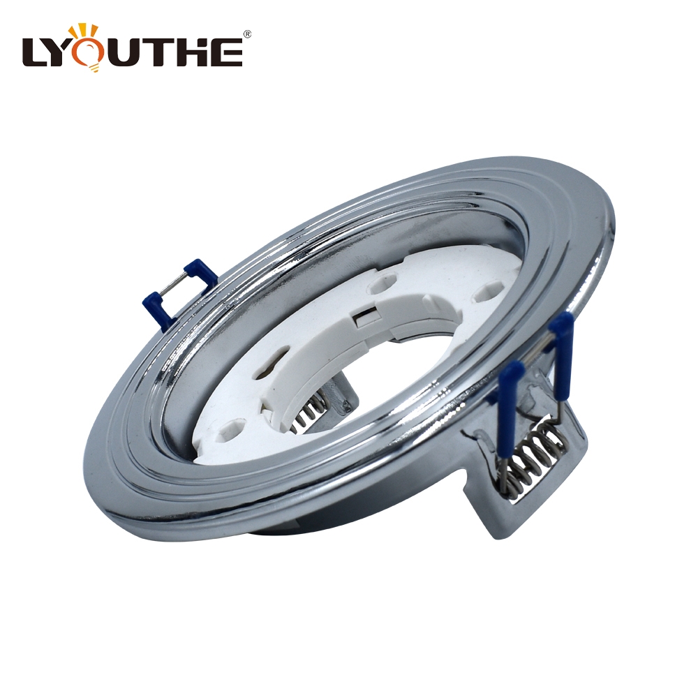 Traditional steel useful led ceiling down light GX53 lighting housing downlight base fixture