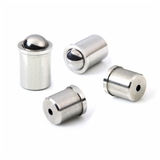 Stainless steel press fit spring loaded ball plungers