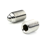 Stainless steel hex socket ball point set screws